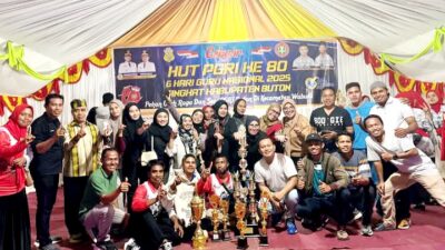PC PGRI Wolowa Juara Umum Porseni PGRI