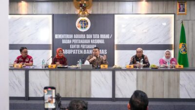Wamen Ossy Dermawan Kunker di Kantah Kabupaten Banyumas