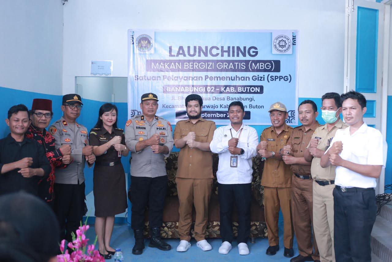 Launching SPPG Pasarwajo Banabungi 2, Bupati Tekankan Pemanfaatan Produk Lokal