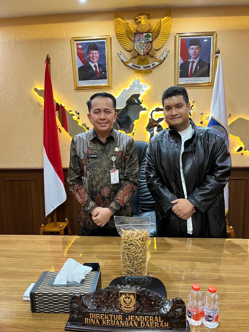 Bupati Buton Koordinasi dengan Dirjen Bina Keuangan Kemendagri