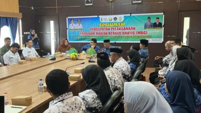 Bupati Alvin Buka Sosialisasi Percepatan Pelaksanaan MBG