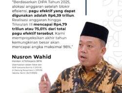 Mentri Nusron Targetkan Realisasi Anggaran di Akhir Tahun 2025 Capai 98%