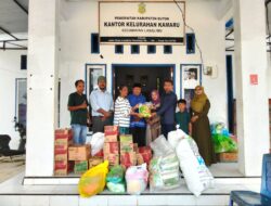 LAZISMU Buton Salurkan Bantuan untuk Korban Kebakaran di Kamaru