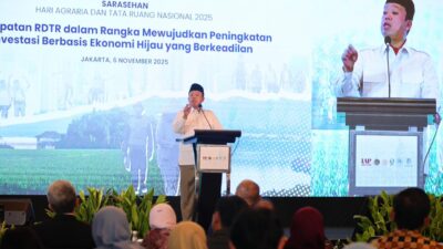 Visi Presiden Prabowo Dinilai Bertumpu pada Pemanfaatan Tanah dan Tata Ruang