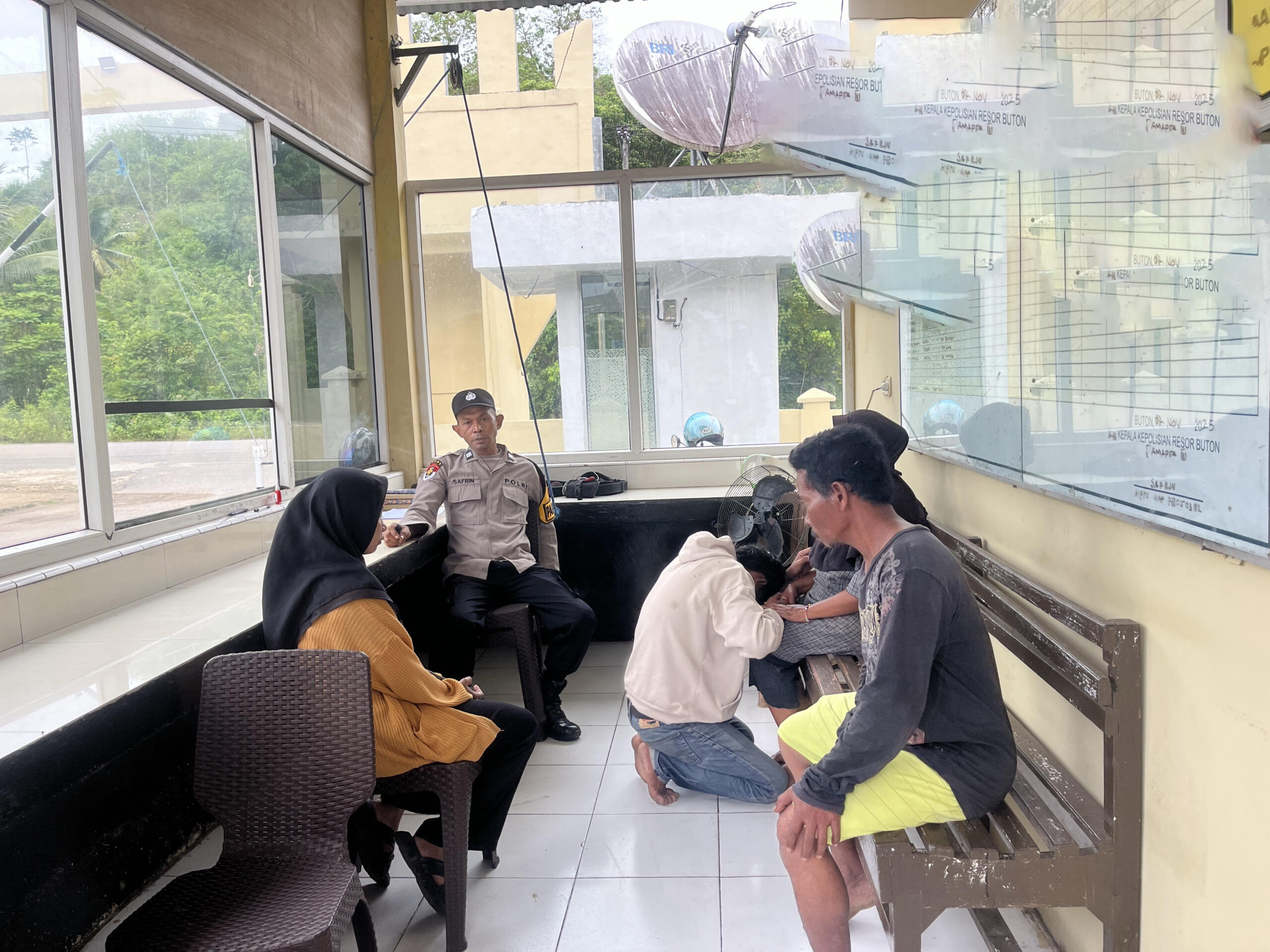 Pamapta Polres Buton Berhasil Mediasi Kasus Penganiayaan di Pasarwajo