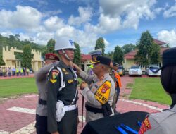 Kapolres Buton Pimpin Apel Gelar Pasukan Operasi Zebra Anoa