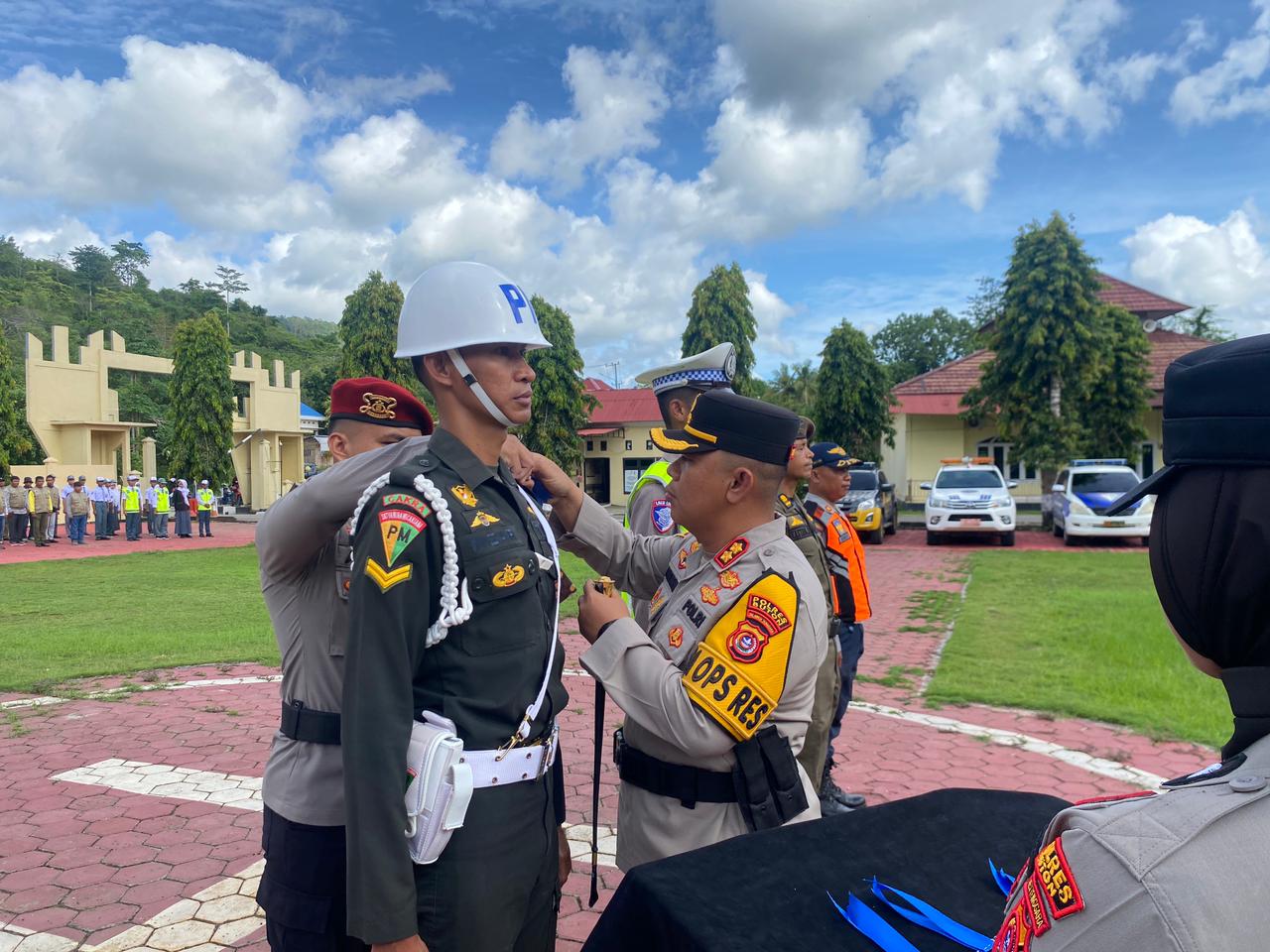 Kapolres Buton Pimpin Apel Gelar Pasukan Operasi Zebra Anoa