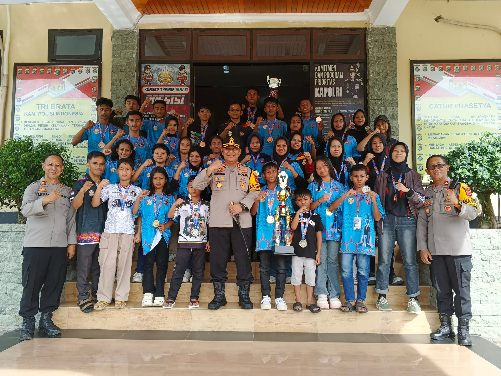 Kapolres Buton Apresiasi Prestasi Atlet INKANAS Kabupaten Buton