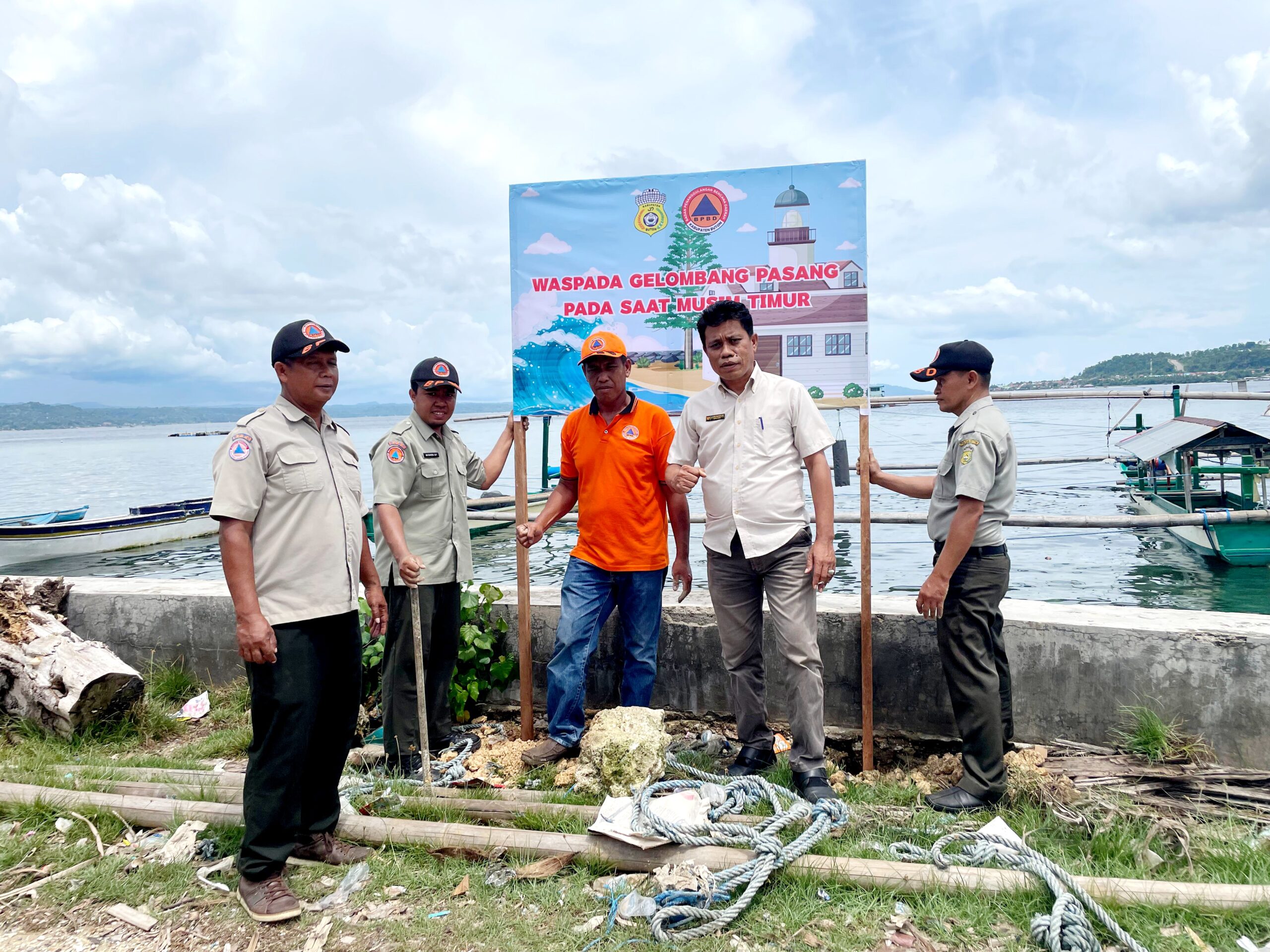 BPBD Buton Imbau Warga Waspada Hadapi Cuaca Buruk