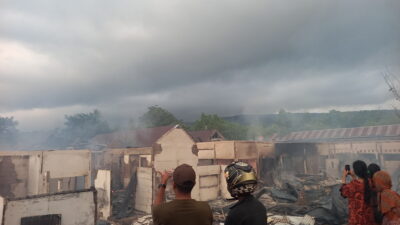 Aktivitas Pasar Kaloko Buton Lumpuh Pasca Kebakaran