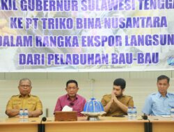 Dorong Ekspor Ubur-ubur, Wagub Sultra Kunker ke PT Triko Bina Nusantara di Buton