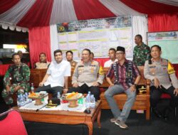 Bupati bersama Forkopimda Zoom Meeting bersama para Mentri