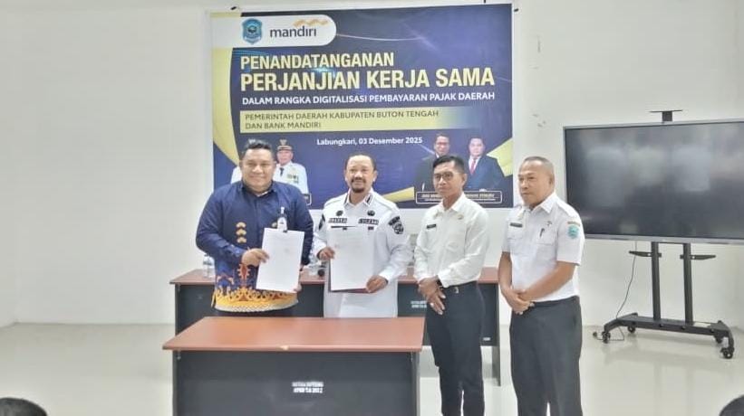 Kolaborasi Pemda Buton Tengah dan Bank Mandiri Perkuat Digitalisasi Layanan Keuangan