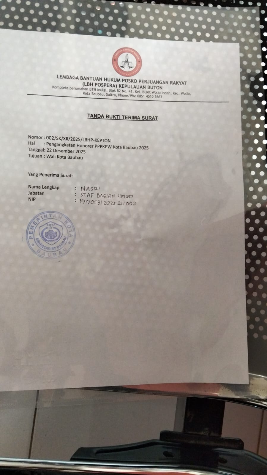 Polemik PPPK Paruh Waktu: LBH POSPERA Kepton Sampaikan Hasil Temuan Investigasi