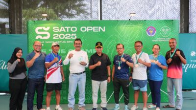 Kementerian ATR/BPN Raih Juara III bersama Turnamen Tenis Antar Instansi SATO Open 2025