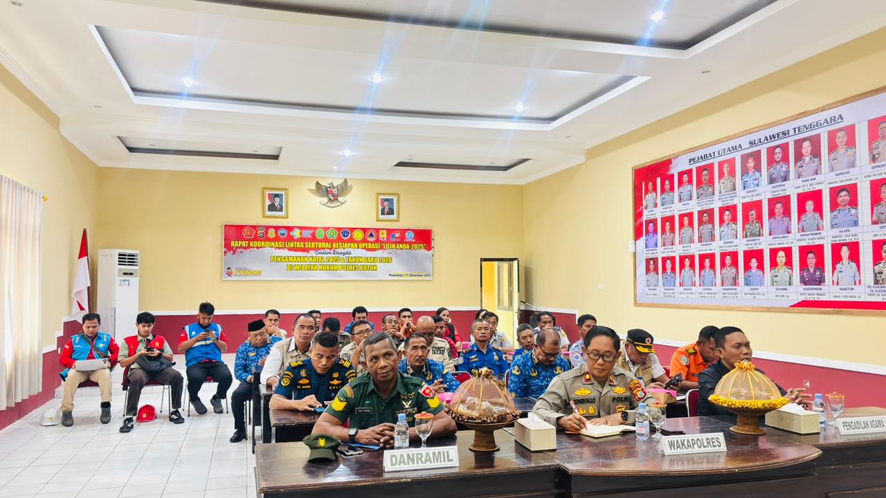 Beri Rasa Aman dan Nyaman Jelang Nataru, Polres Buton Gelar Operasi Cipkon