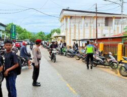 Personel Pos Pam Ops Lilin Lakukan Gatur Lalin