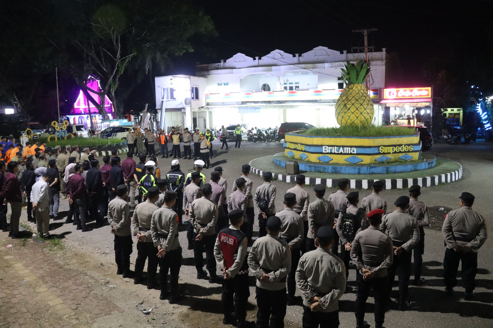 Polres Gelar apel malam pengamanan pergantian Tahun Baru 2026