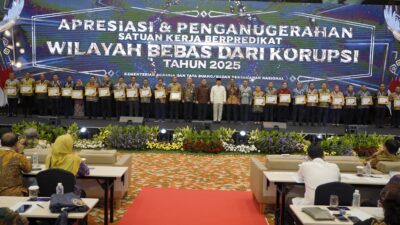 24 Satker Kementrian ATR/BPN Terima Predikat WBK
