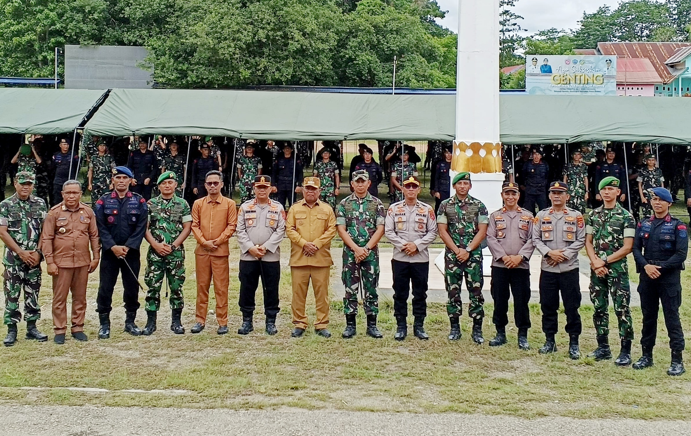 Pertikaian Anggota Batalyon TP 871 La Maindo dan Brimob Berakhir Damai