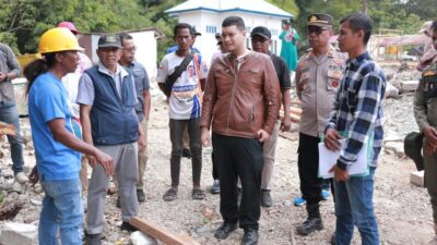 Baru Dibangun Pasar Kaloko Ambruk, Bupati Lakukan Peninjauan