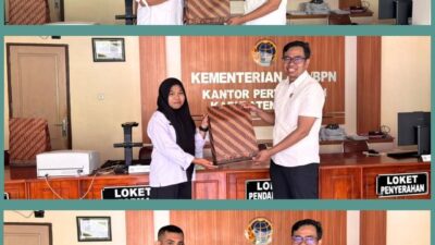 Kepala Pertanahan Beri Apresiasi kepada Pegawai Teladan 2025