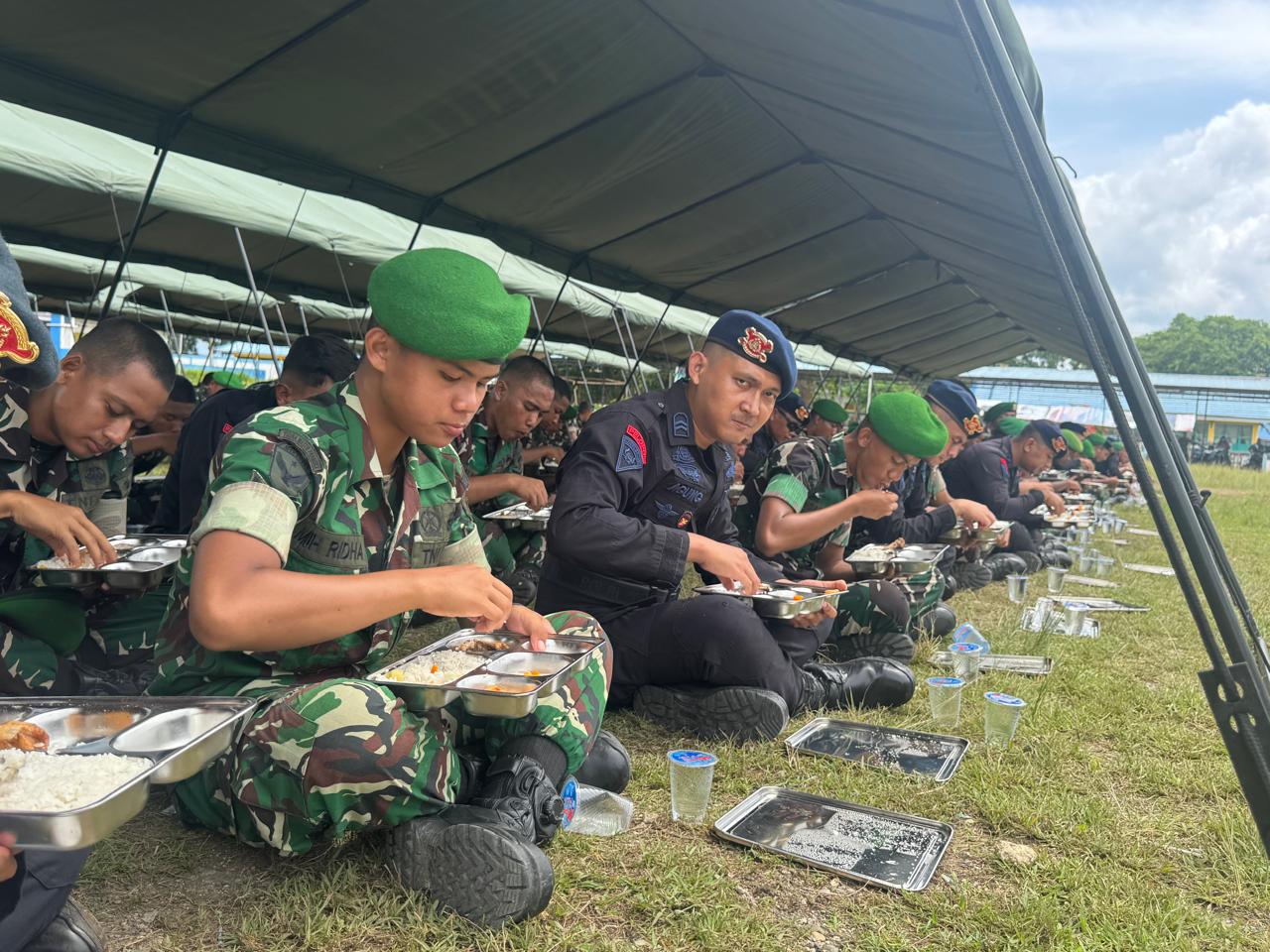 Pertikaian Anggota Batalyon TP 871 La Maindo dan Brimob Berakhir Damai
