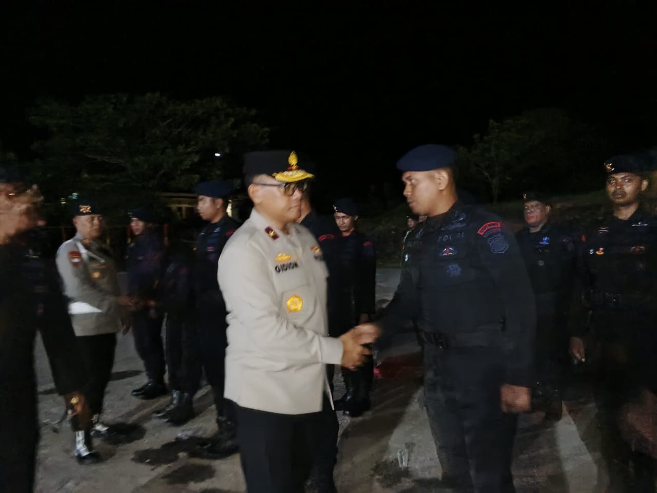 Wakapolda Sultra Tinjau Situasi Kamtibmas di Buton Selatan