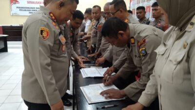 Kapolres Buton Pimpin Sosialisasi Rencana Kerja Dan Anggaran T.A. 2026
