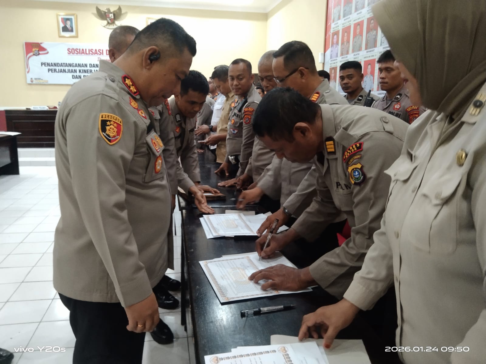Kapolres Buton Pimpin Sosialisasi Rencana Kerja Dan Anggaran T.A. 2026