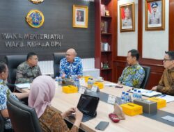 Wamenlu Berkunjung ke Kementrian ATR/BPN