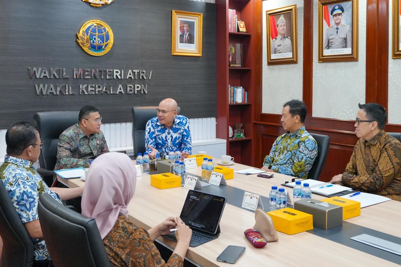 Wamenlu Berkunjung ke Kementrian ATR/BPN
