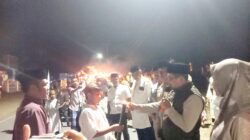 Menyala, Wakil Bupati Buton Lepas Pawai Obor Sambut Ramadan 1447 H
