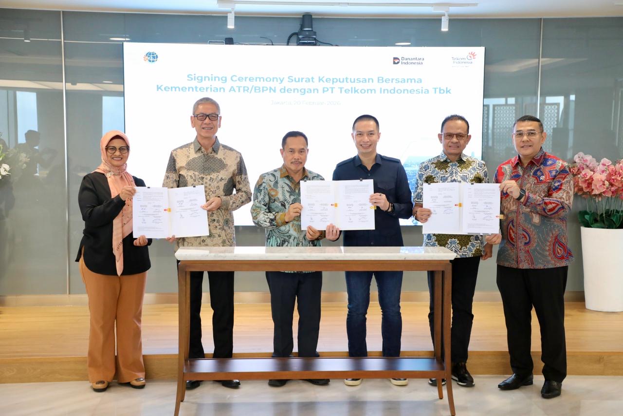 Kementerian ATR/BPN Bentuk Satgas untuk Pengamanan Aset PT Telkom Indonesia