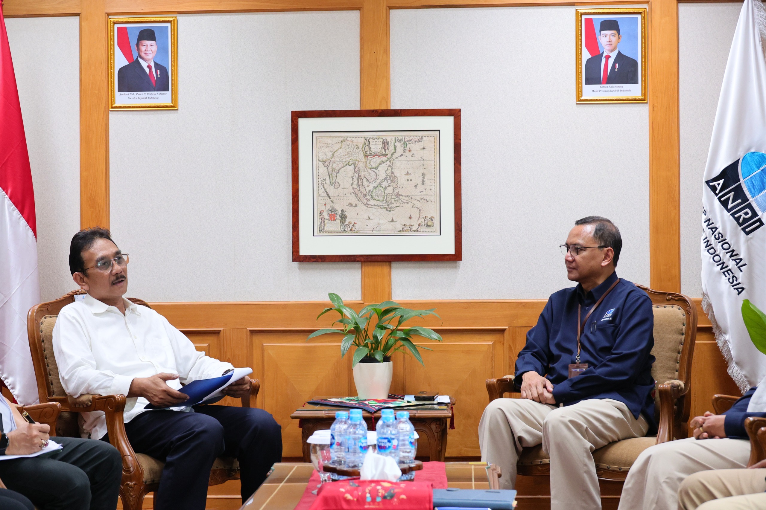 Koordinasi Sekjen ATR/BPN Bersama Kepala ANRI: Perkuat Tata Kelola Arsip Pertanahan di Era Digita