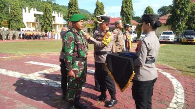 Polres Buton Gelar Apel Gelar Pasukan Operasi Keselamatan Anoa 2026