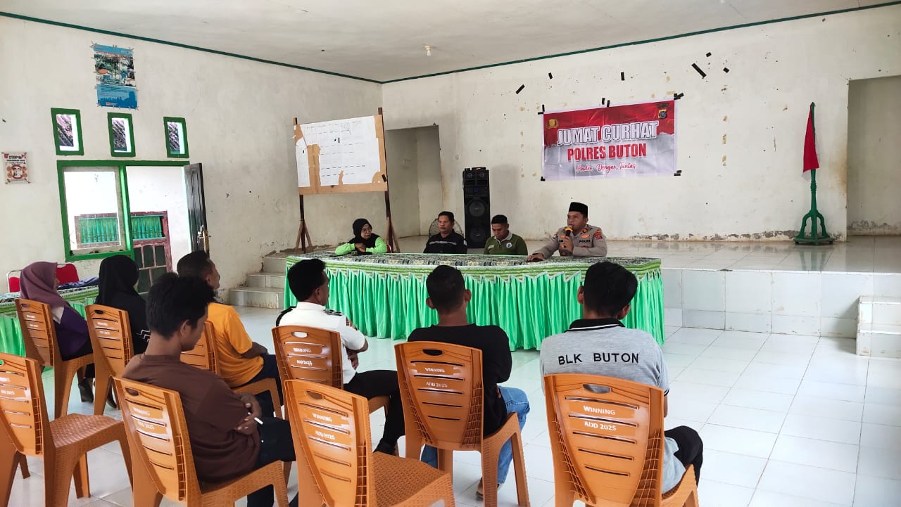 Jumat Keliling, Sat Binmas Polres Buton Imbau Jauhi Miras