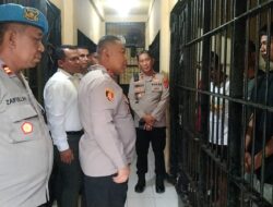 Kapolres Buton Cek Kondisi Rumah Tahanan
