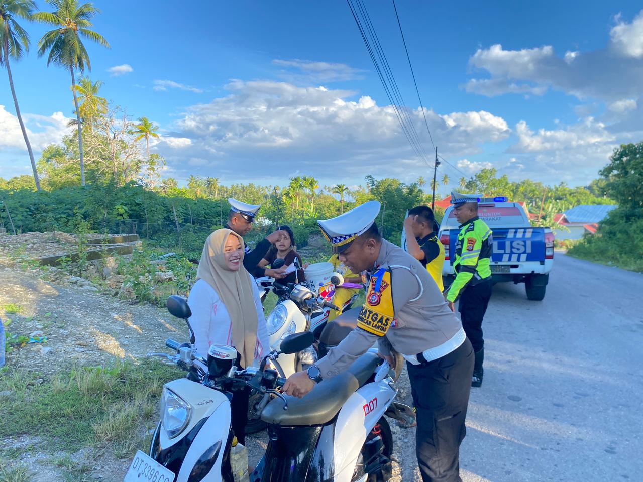 Sat Lantas Polres Buton Intens Lakukan Patroli Malam Hari