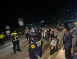 Cegah Balapan Liar di Bulan Puasa, Sat Lantas Polres Buton Terus Lakukan Patroli Malam