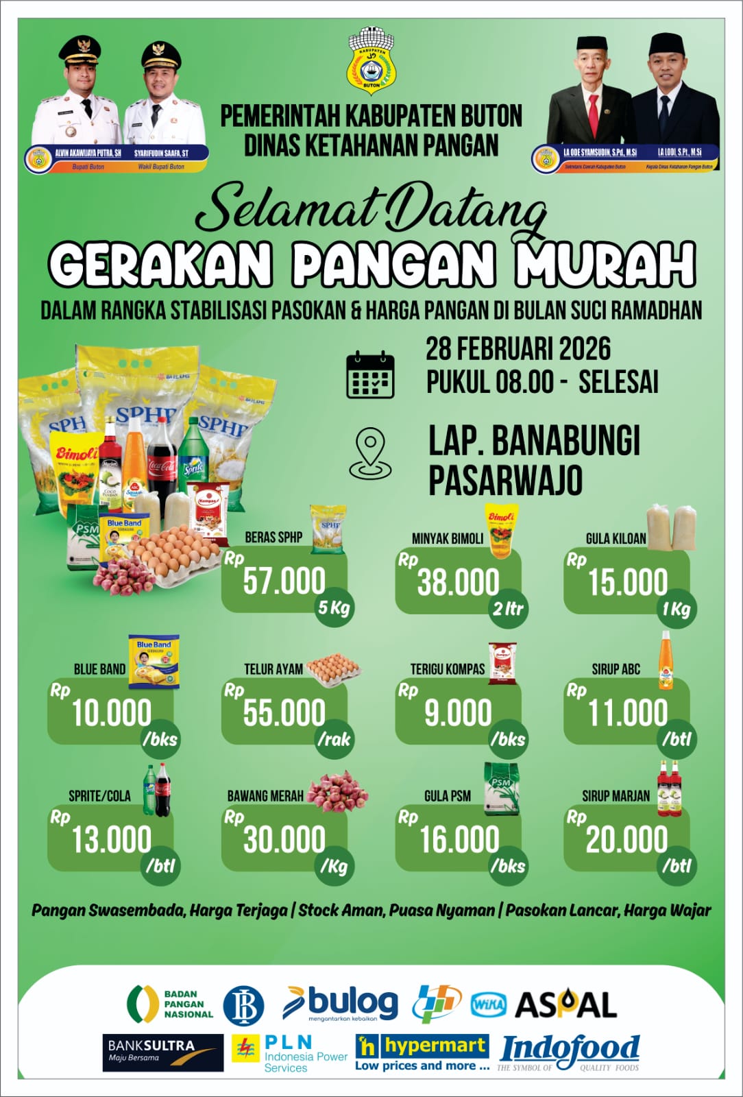 Besok, Pemkab Buton Gelar Pasar Murah