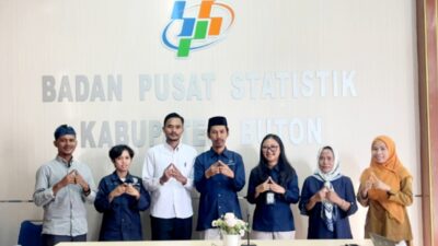 BPS Buton Gelar FGD Reviu dan Penetapan Standar Pelayanan Publik PST, Dan Sosialisasi Anti Gratifikasi