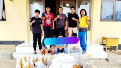 Polisi Ringkus 3 Sekawan Usai Mencuri Barang di Kapal yang Karam