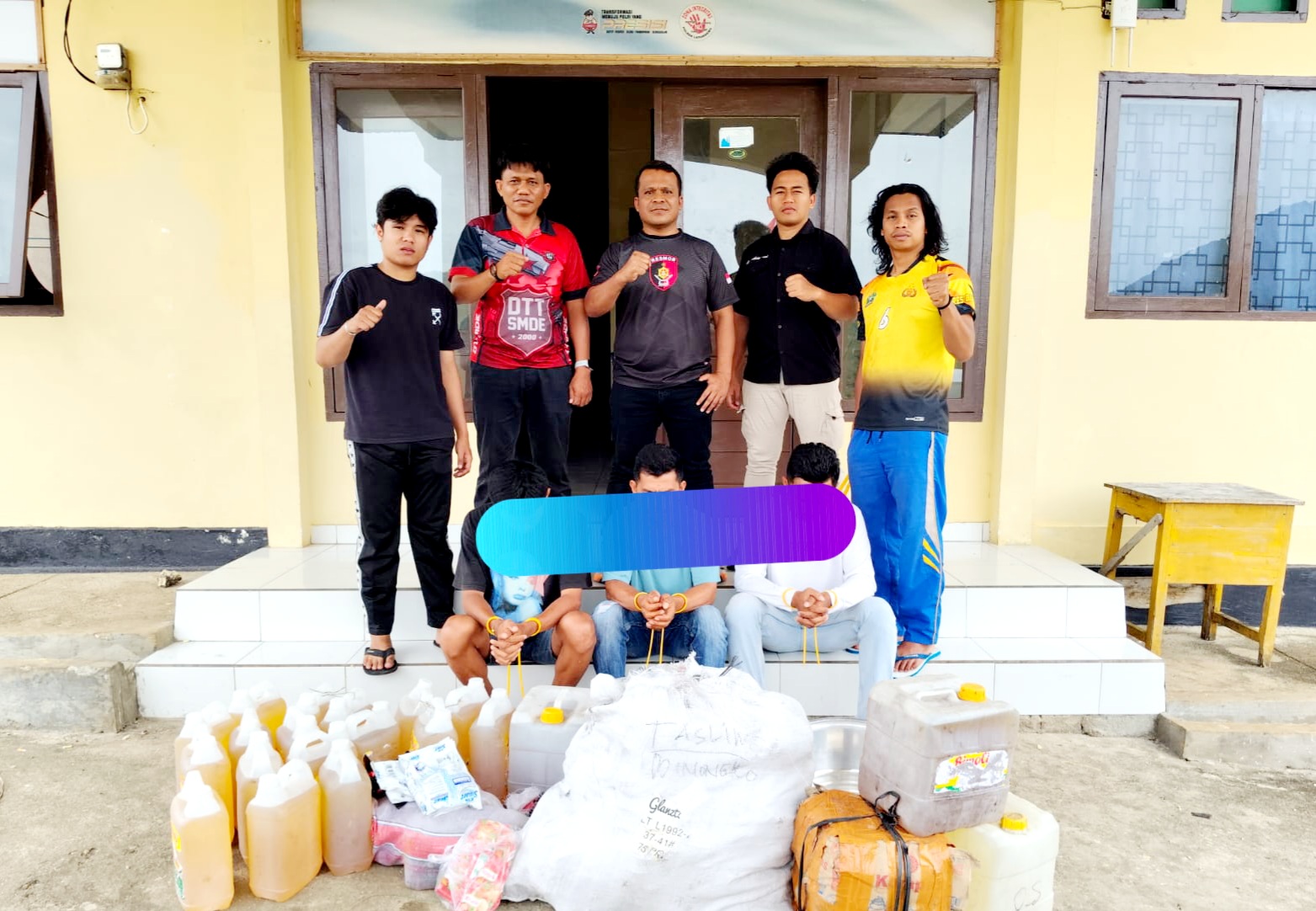 Polisi Ringkus 3 Sekawan Usai Mencuri Barang di Kapal yang Karam