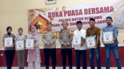 Pererat Silaturahim, Polres Buton Gelar Buka Puasa Bersama