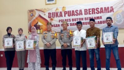 Pererat Silaturahim, Polres Buton Gelar Buka Puasa Bersama