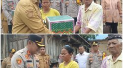 Sambangi Korban Kebakaran di Busel Bupati dan Kapolres Salurkan Bantuan Sosial
