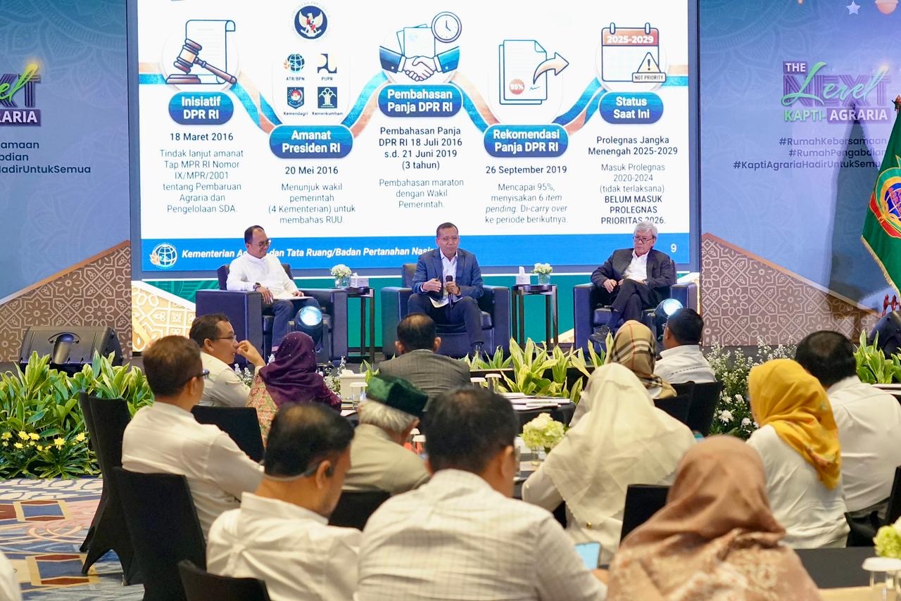 Kementerian, ATR/BPN ,Libatkan, KAPTI-AGRARIA ,dalam, Penguatan Substansi, RUU, Administrasi, Pertanahan