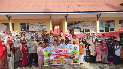 Sat Binmas Polres Buton Gelar Police Goes To School di SDN 15 Buton