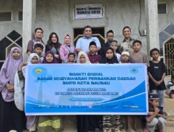Ramadhan Kareem, BMPD Kota Baubau Salurkan Paket Sembako untuk Anak Panti